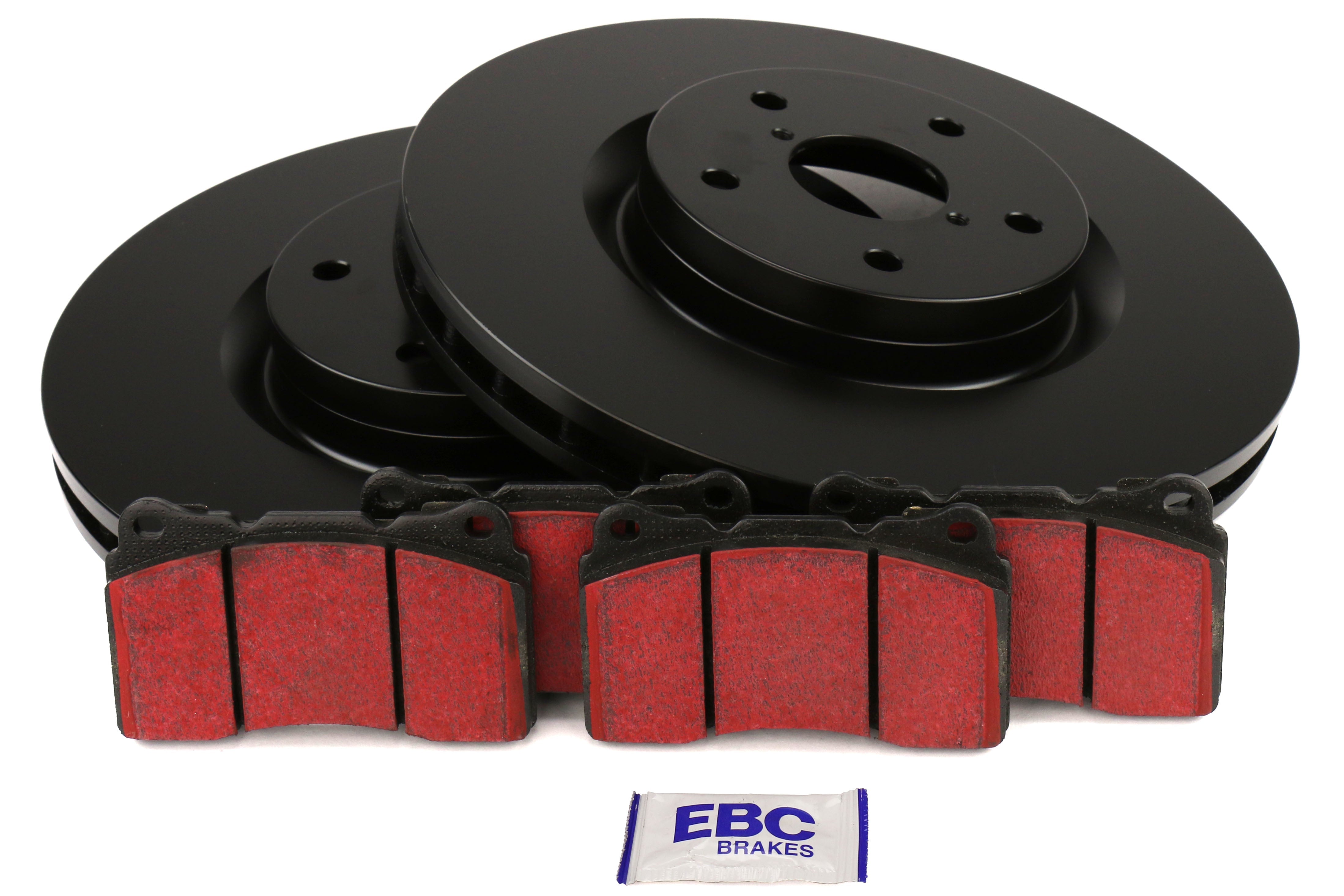EBC Brakes S1 Front Brake Kit Ultimax2 Pads and RK Rotors - 2005-2017 Subaru STI